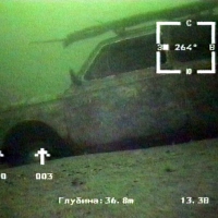 Сar is found - Baykal lake, 37m depth