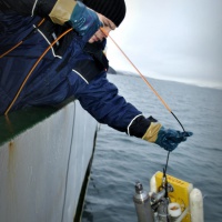 Kara Sea with spectrometer