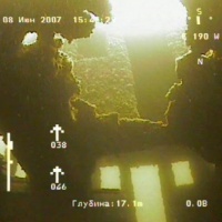 Baltic Sea. Shipwreck