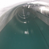 Fresh water reservuar (tonnel) in Italy