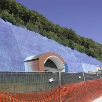 Fresh water reservuar (tonnel) in Italy