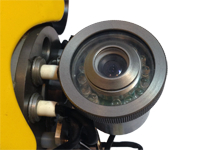 Rear camera with ambedded cluster LED lights